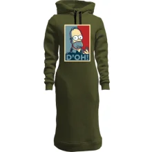 Худі сукня з Гомером "D`oh!"